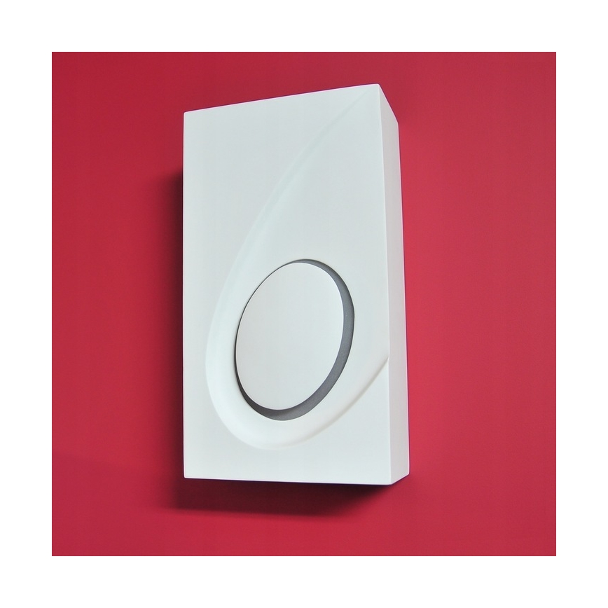 Vägglampa KOMETA 1xE14/12W/230V plåster/vit