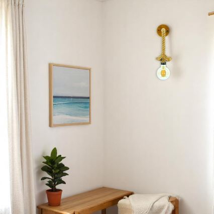 Vägglampa KOS 1xE27/60W/230V bok