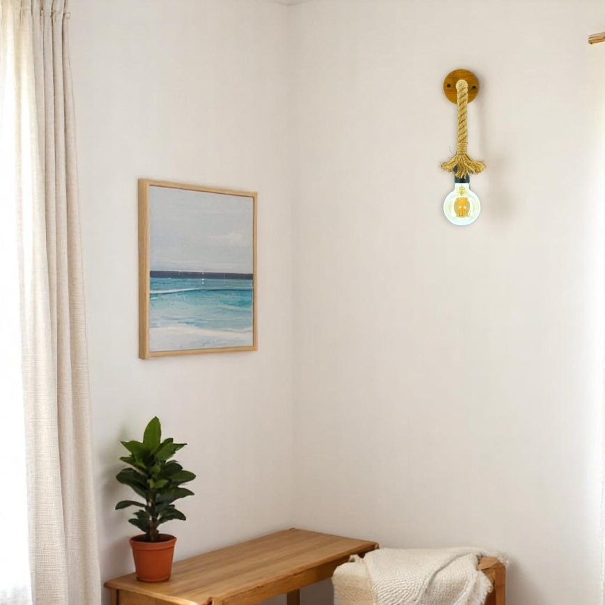 Vägglampa KOS 1xE27/60W/230V bok