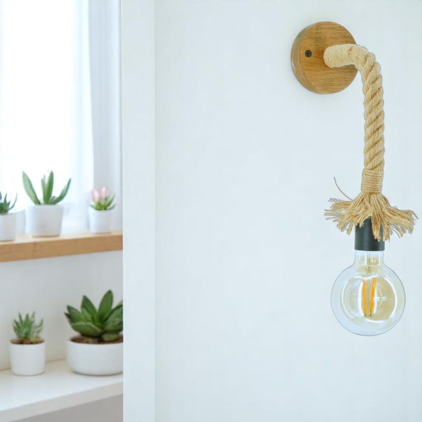 Vägglampa KOS 1xE27/60W/230V bok
