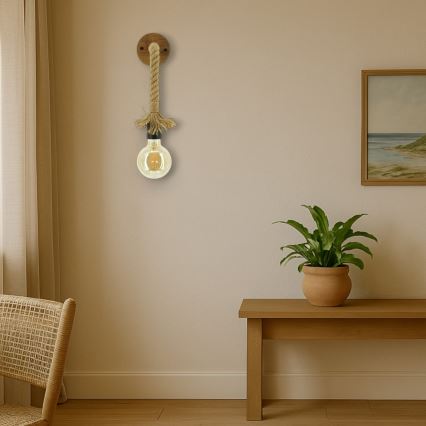Vägglampa KOS 1xE27/60W/230V bok