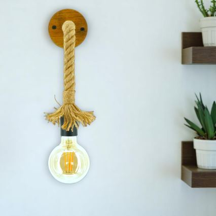 Vägglampa KOS 1xE27/60W/230V bok