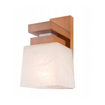 Vägglampa KUBUS 1xE27/60W/230V bok