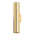 Vägglampa LAGOS 2xGU10/10W/230V guld