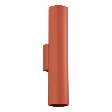 Vägglampa LAGOS 2xGU10/10W/230V röd