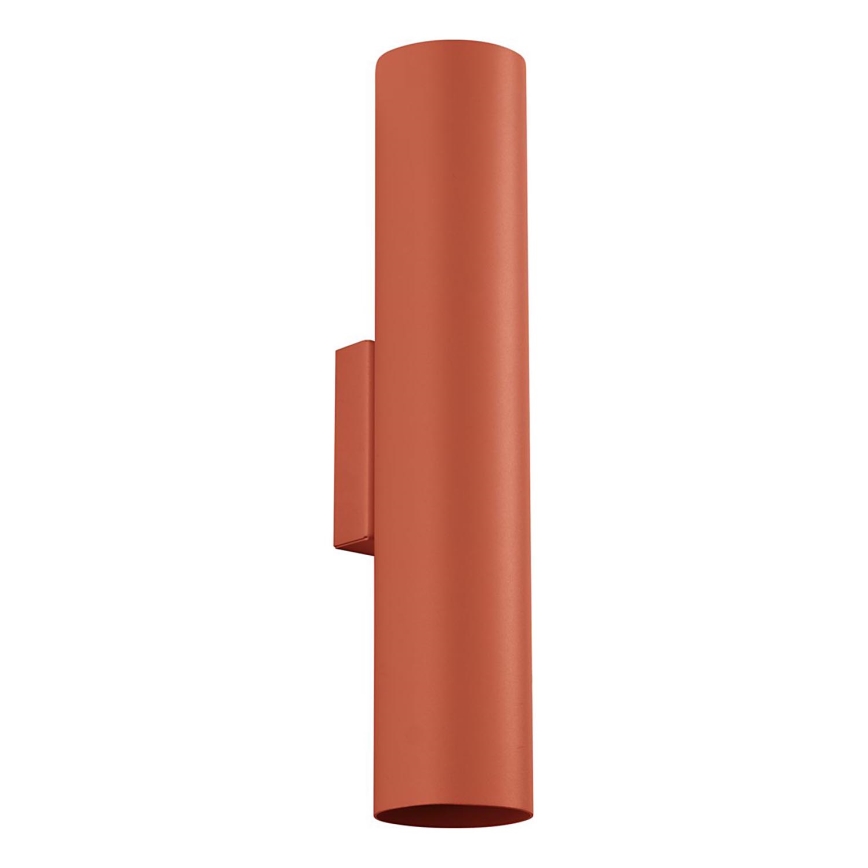 Vägglampa LAGOS 2xGU10/10W/230V röd