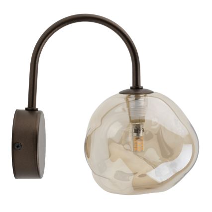 Vägglampa LAVA 1xG9/8W/230V brons/rökbeige