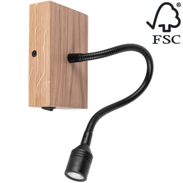 Vägglampa LECTOR LED/2,5W/230V ek – FSC certifierade