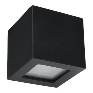 Vägglampa LEO 1xE27/60W/230V svart