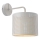 Vägglampa LOFT SHADE 1xE27/60W/230V vit/gyllene