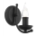 Vägglampa LUCY 1xE14/60W/230V svart