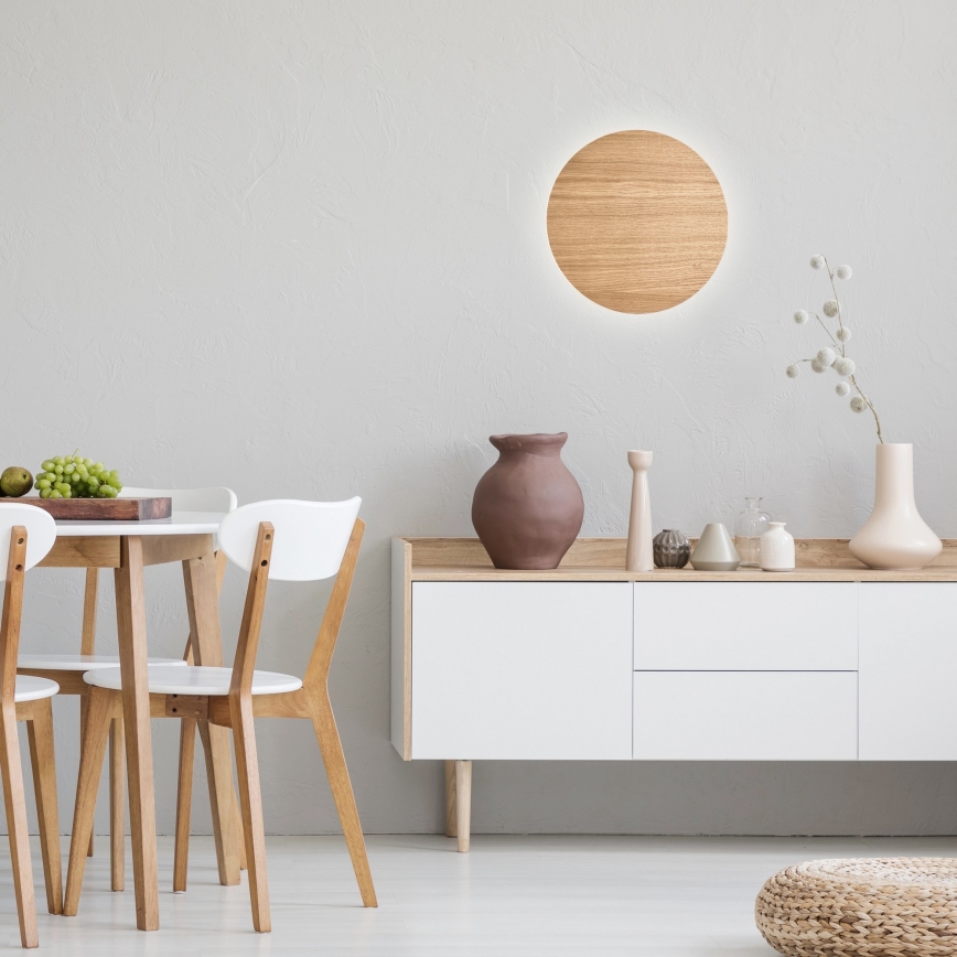 Vägglampa LUNA 3xG9/8W/230V diameter 30 cm beige