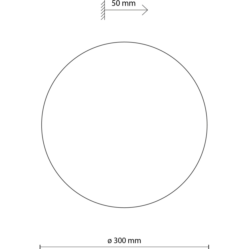 Vägglampa LUNA 3xG9/8W/230V diameter 30 cm beige