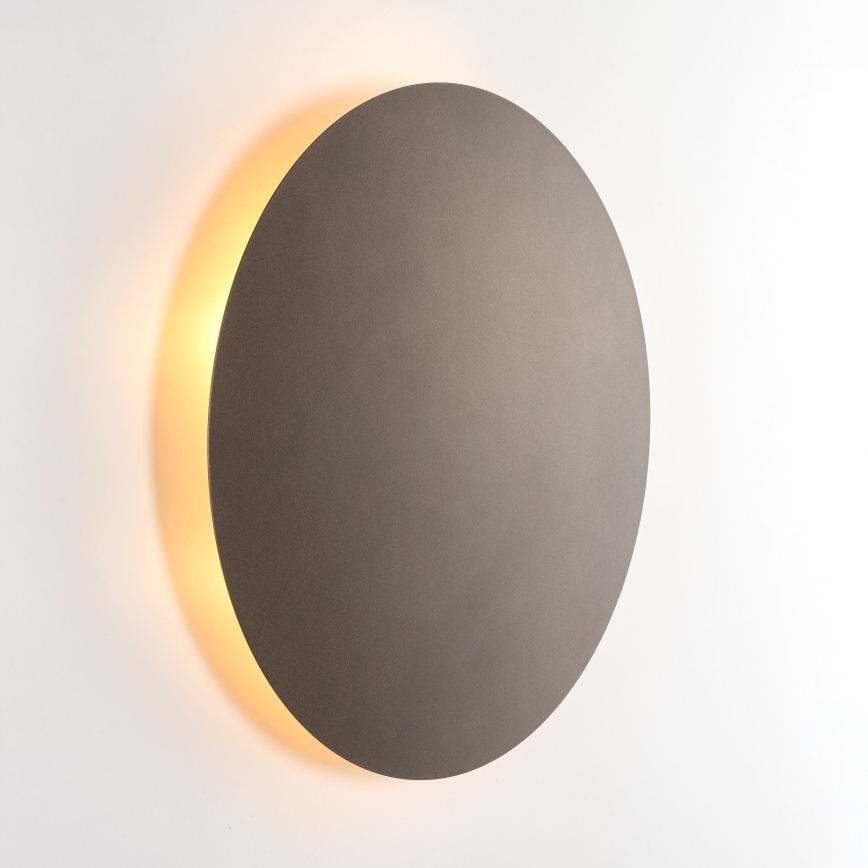 Vägglampa LUNA 4xG9/8W/230V diameter 40 cm brun