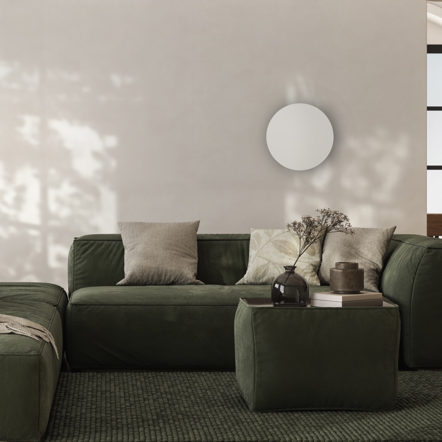 Vägglampa LUNA 4xG9/8W/230V diameter 40 cm grå