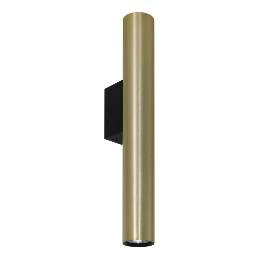 Vägglampa LUNGOMARE 2xGU10/10W/230V guld