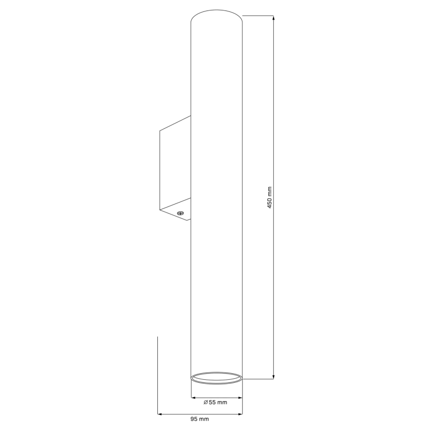 Vägglampa LUNGOMARE 2xGU10/10W/230V guld
