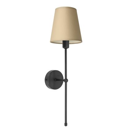 Vägglampa MADELA 1xE14/40W/230V beige/svart
