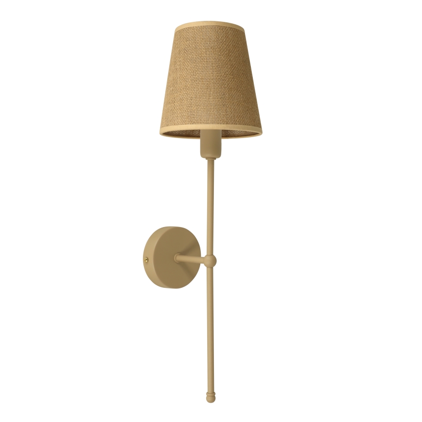 Vägglampa MADELA 1xE14/40W/230V jute/beige