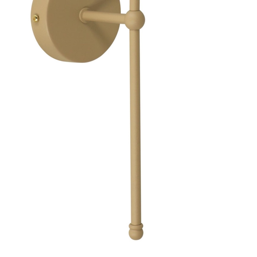 Vägglampa MADELA 1xE14/40W/230V svart/beige