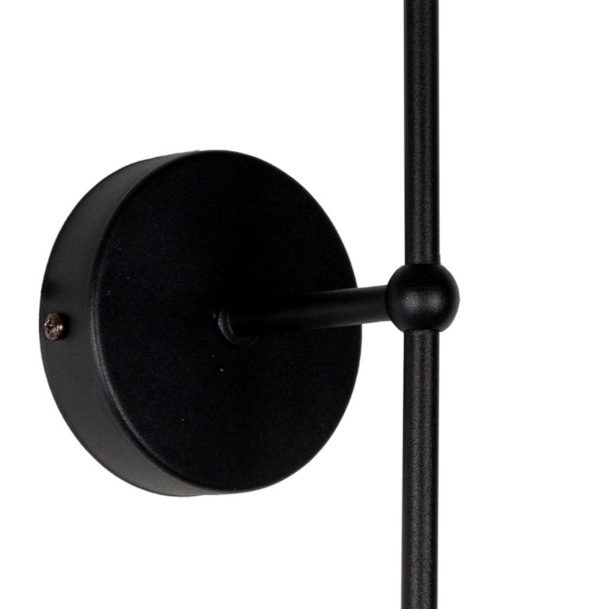 Vägglampa MADELA 1xE14/40W/230V vit/svart