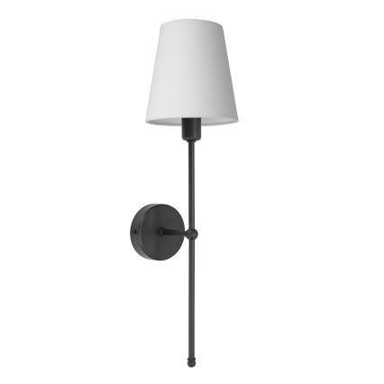Vägglampa MADELA 1xE14/40W/230V vit/svart