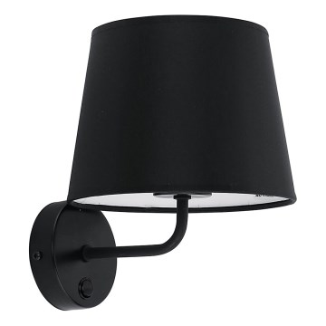 Vägglampa  MAJA 1xE27/15W/230V grå