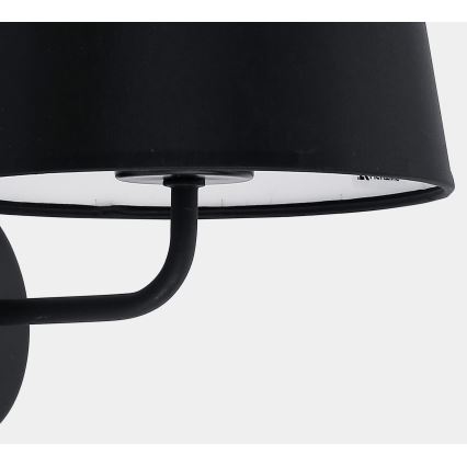Vägglampa  MAJA 1xE27/15W/230V grå