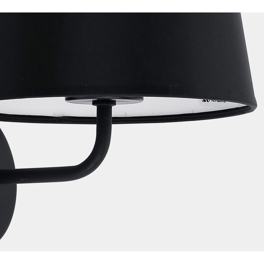 Vägglampa  MAJA 1xE27/15W/230V grå