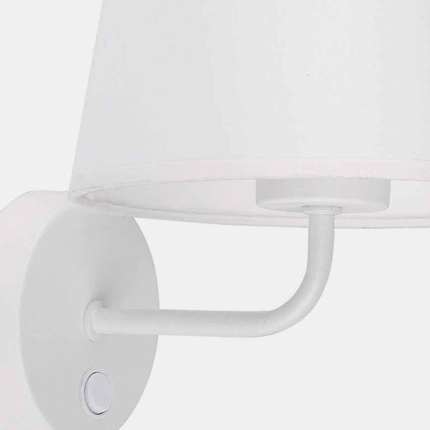 Vägglampa  MAJA 1xE27/15W/230V vit 