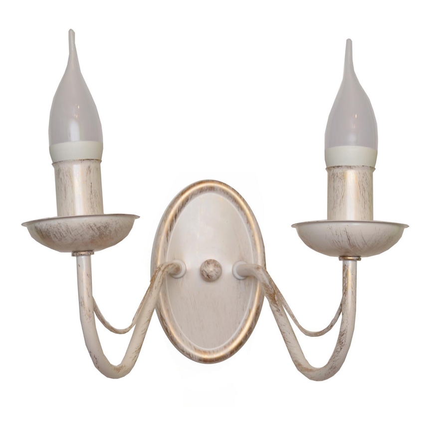 Vägglampa MALBO 2xE14/10W/230V