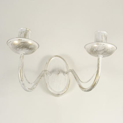 Vägglampa MALBO 2xE14/10W/230V