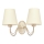 Vägglampa MALBO 2xE27/15W/230V beige