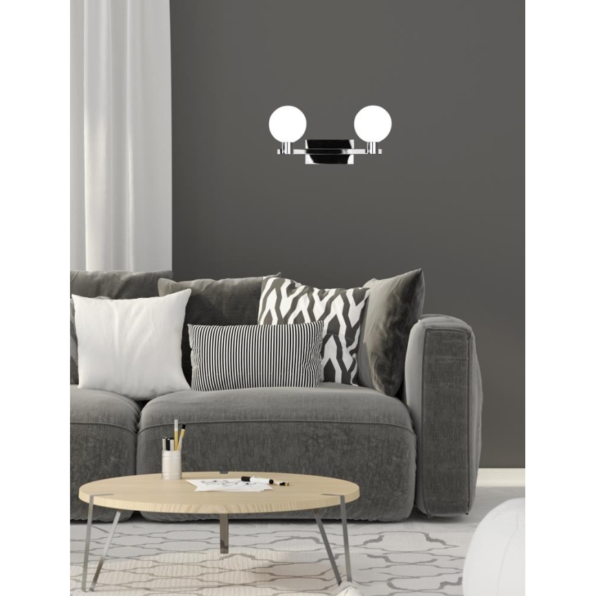 Vägglampa  MALDUS 2xG9/40W/230V
