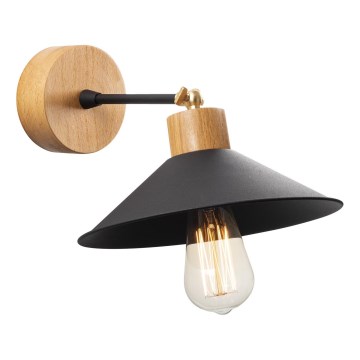 Vägglampa MANAVGAT 1xE27/40W/230V brun/svart