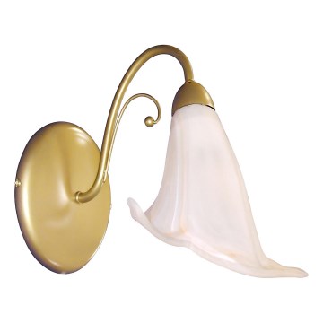 Vägglampa MARCELLO 1xE14/10W/230V guldig