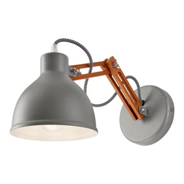Vägglampa MARCELLO 1xE27/60W/230V bok - FSC certifierade