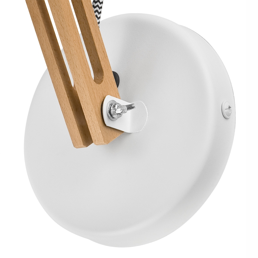 Vägglampa MARCELLO 1xE27/60W/230V bok - FSC certifierade