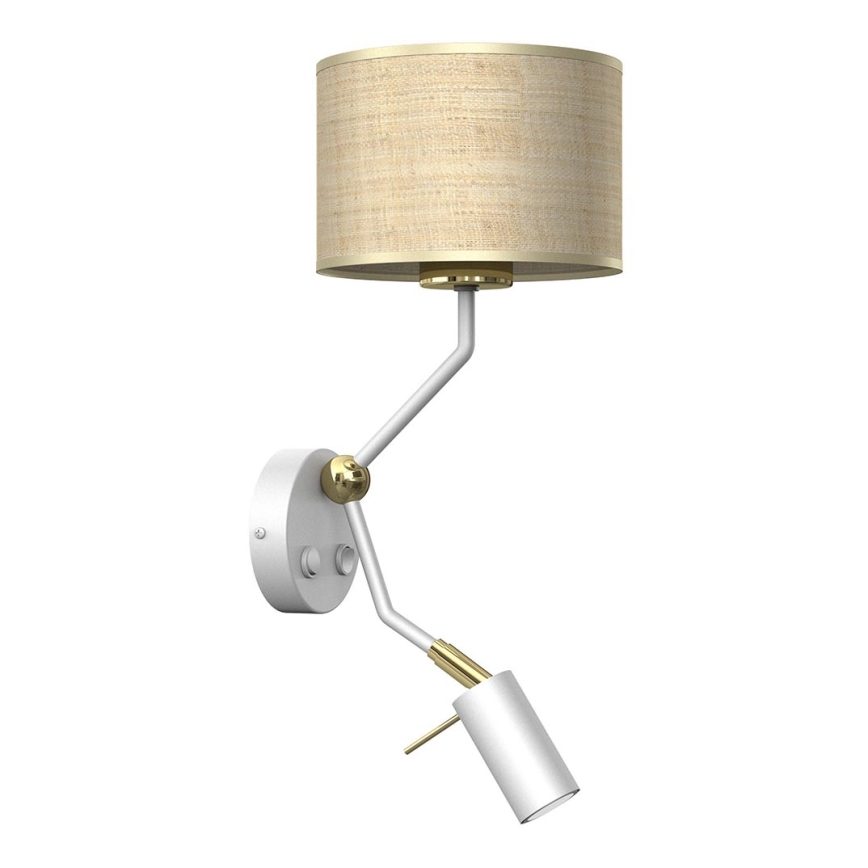 Vägglampa  MARSHALL 1xE27/40W/230V + 1xGU10/MR11/7W