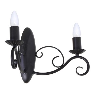 Vägglampa MAURO 2xE14/60W/230V