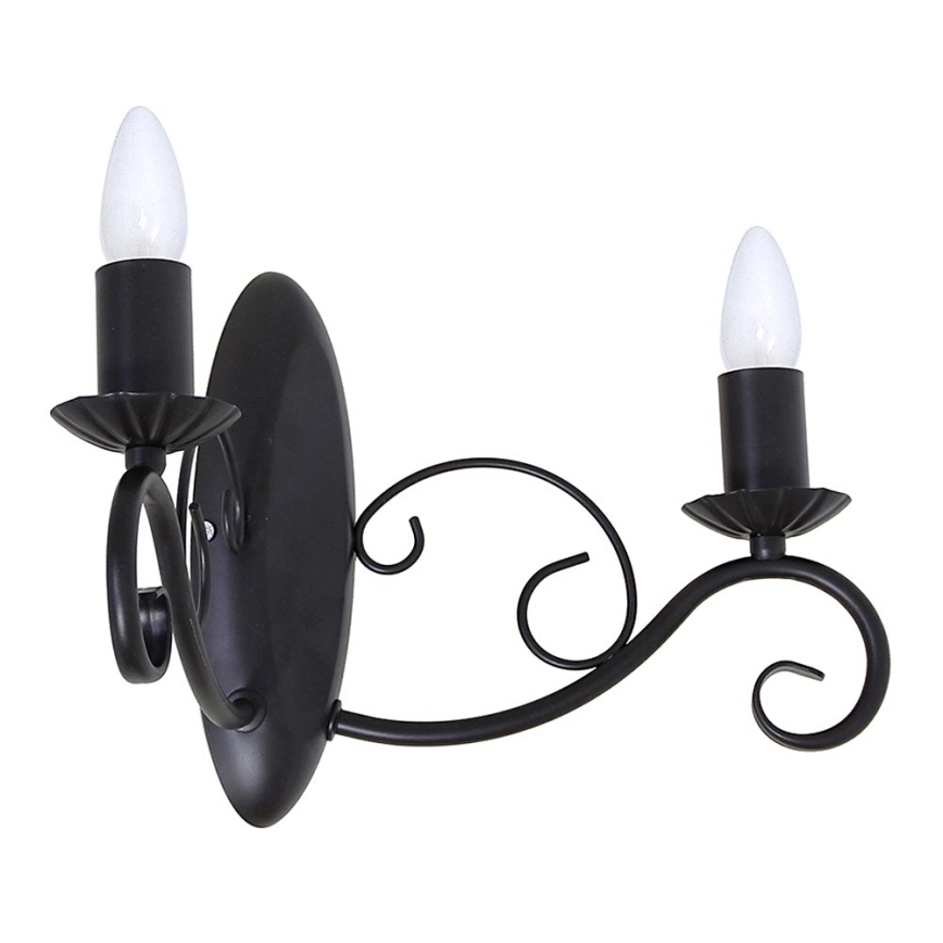 Vägglampa MAURO 2xE14/60W/230V