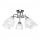 Vägglampa  MIRANDA 1xE27/60W/230V skinande krom
