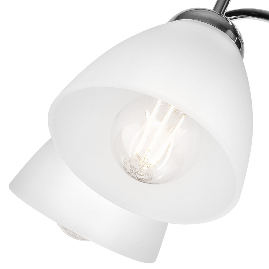 Vägglampa  MIRANDA 1xE27/60W/230V skinande krom