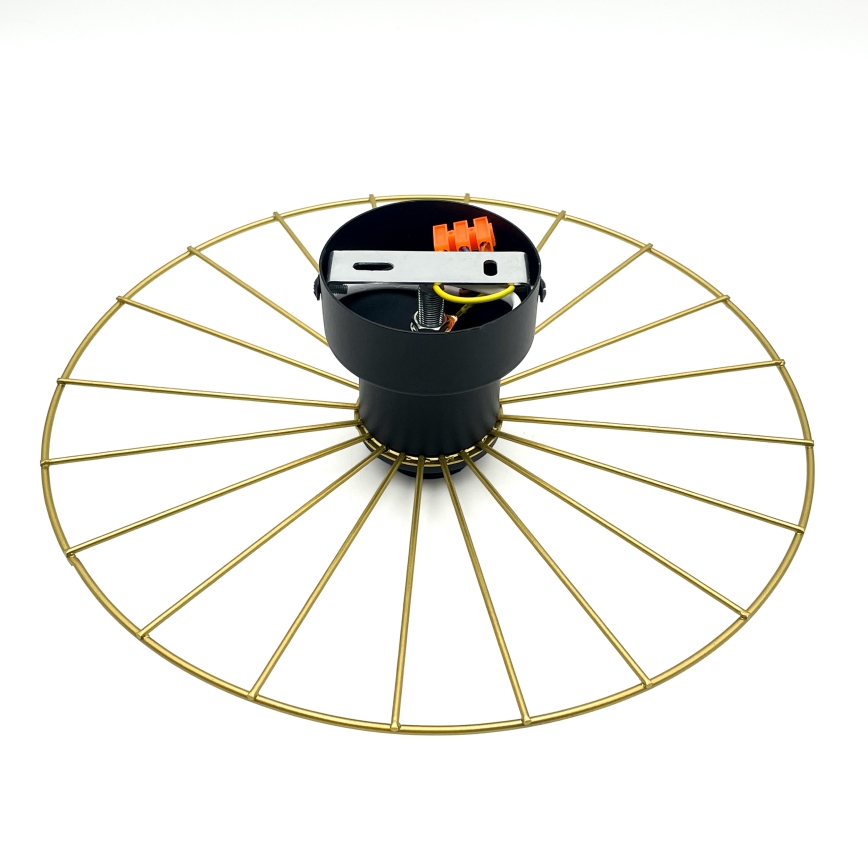 Vägglampa MONTANA 1xE27/15W/230V diameter 30 cm guld