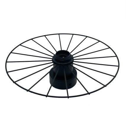 Vägglampa MONTANA 1xE27/15W/230V diameter 30 cm svart