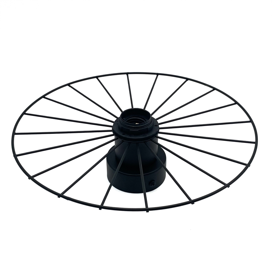 Vägglampa MONTANA 1xE27/15W/230V diameter 30 cm svart