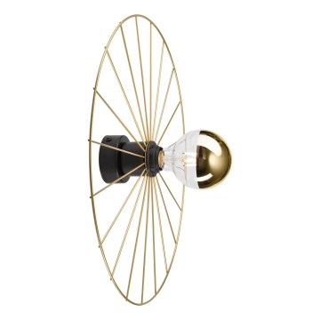 Vägglampa MONTANA 1xE27/15W/230V diameter 45 cm guld