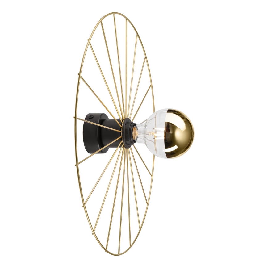 Vägglampa MONTANA 1xE27/15W/230V diameter 45 cm guld