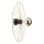 Vägglampa MONTANA 1xE27/15W/230V diameter 45 cm guld