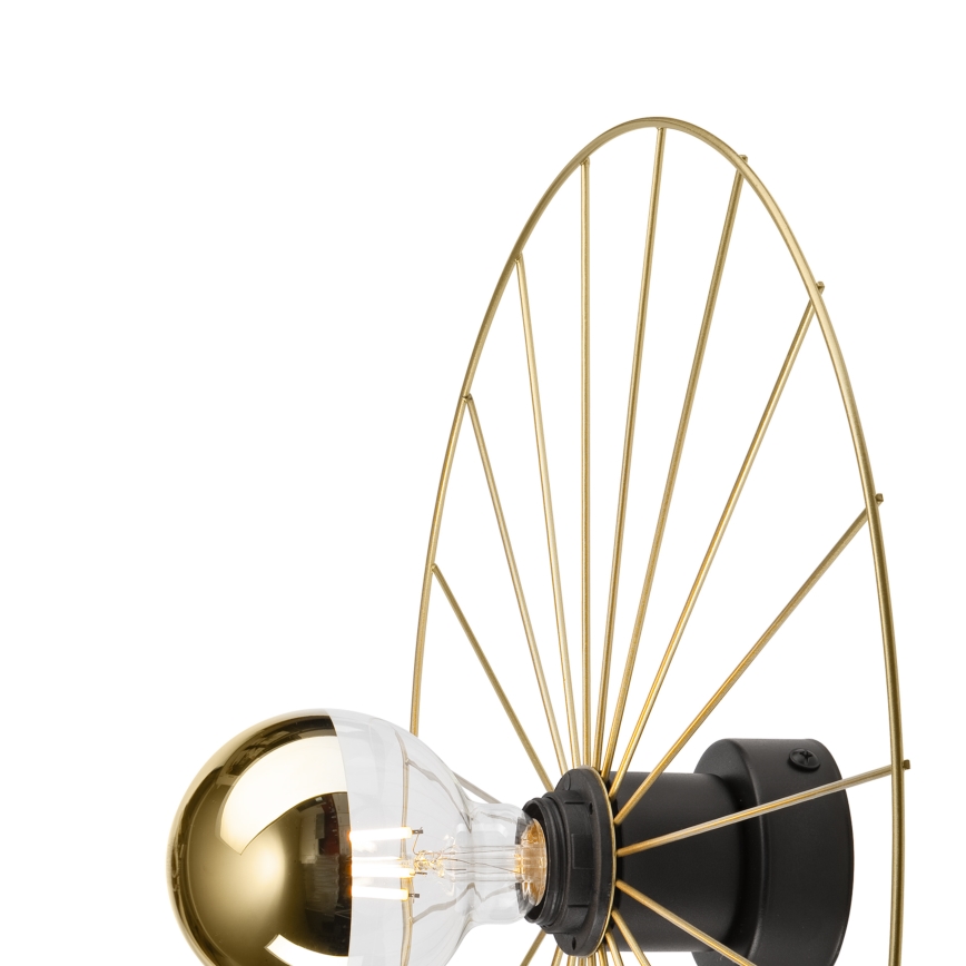Vägglampa MONTANA 1xE27/15W/230V diameter 45 cm guld